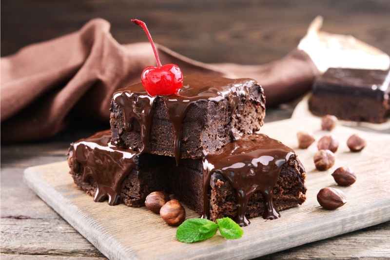 Melted Chocolate Brownies