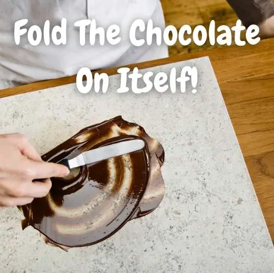 Fold The Chocolate On Itself
