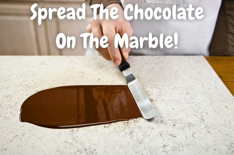 Spread The Chocolate On The Marble