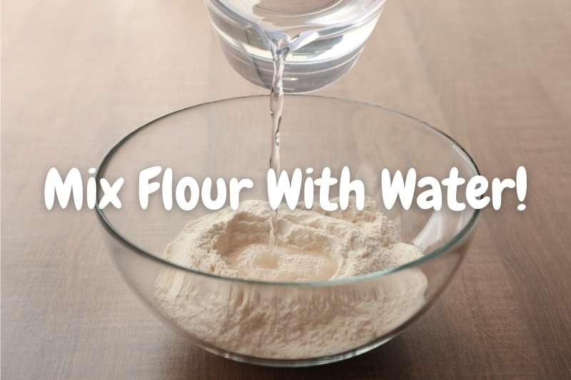 Mixing Flour With Water