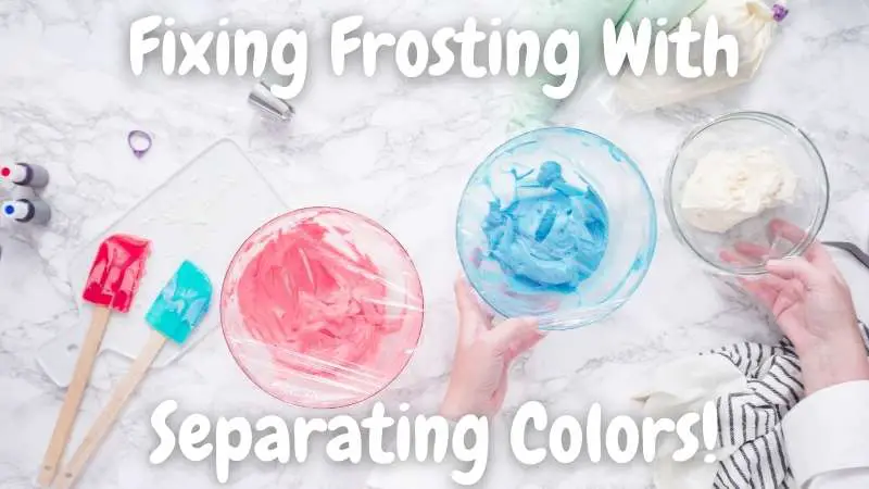Fixing Frosting With Separating Colors